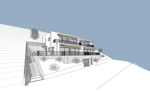 Promotion de 2 villas mitoyennes de 4.5 pces au calme, vue panoramique à Venthône