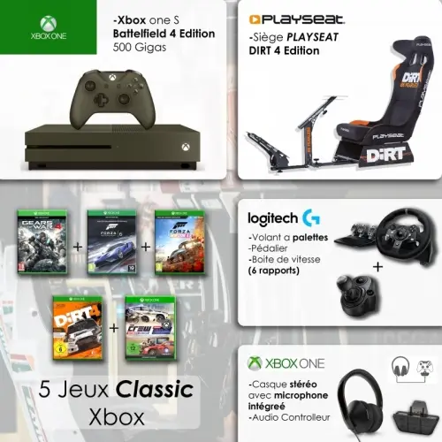 A VENDRE Xbox One S Battelfield 4 Edition + Accesoires à Gryon