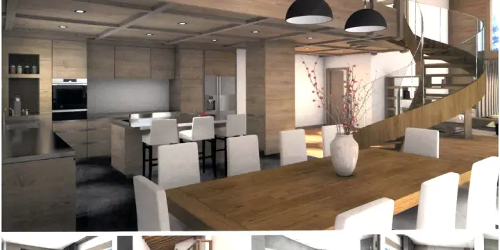 Magnifique duplex 4,5 pces de standing au centre de Crans