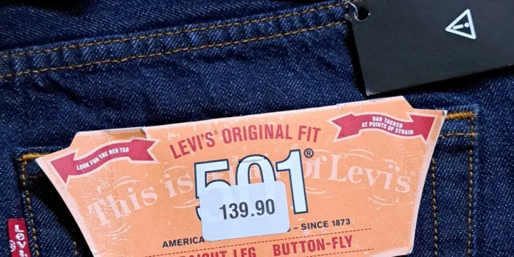 Jeans Levi's 501 regular fit, à braguette boutonnée
