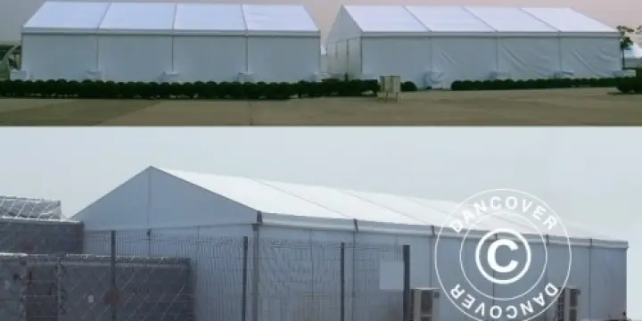 Zelthalle Lagerhalle Aluminium PRO 12x12m