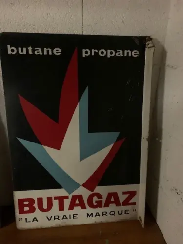 panneaubutagaz à chaux de fonds