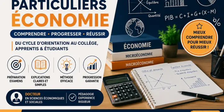 🎓 Cours économie & gestion – réussir examens, maturité, apprentissage
