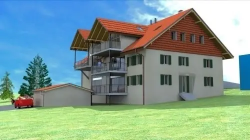 Transformation d\'une ferme et création de 4 appartements à Poliez-le-Grand