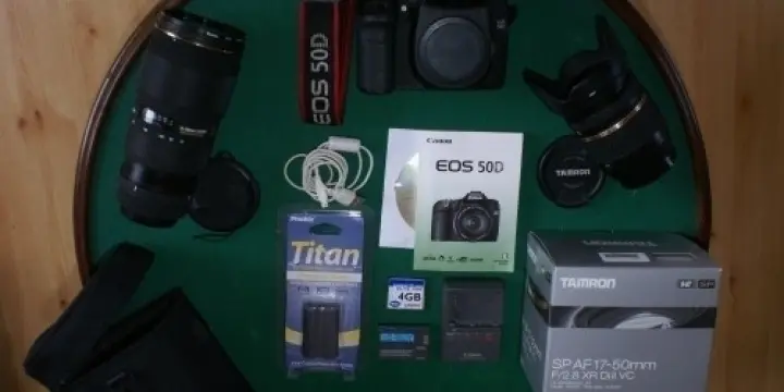 Reflex numérique Canon 50d + 17-55 + 70-