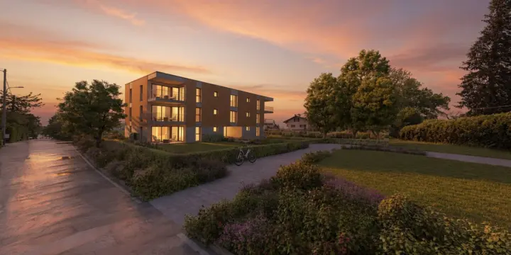 5P en Rez-de-jardin à Meyrin village - lot 2.02