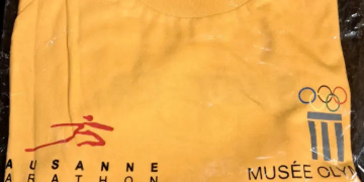T-shirt collector "marathon de Lausanne", neuf