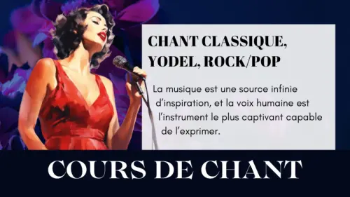Cours de chant (classique, yodel, rock/pop) à Saillon
