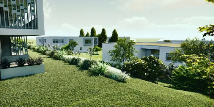 RESIDENCE DU DANUBE -  Lot 2 - 3.5 pièces de 82 m2 + jardin privatif