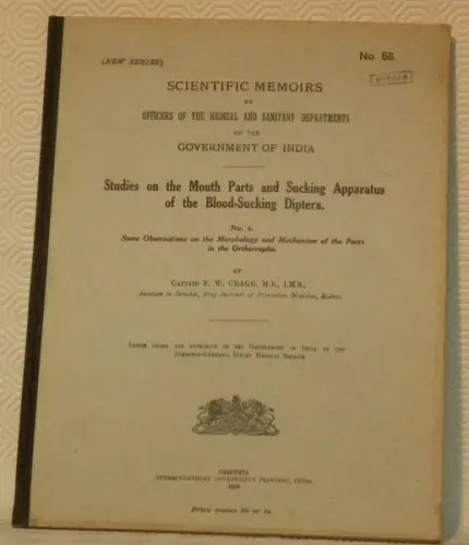 Scientific Memoirs by Officers of the Medical and Sanitary Departments of the Government of India…