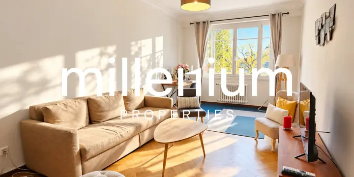 Magnifique Appartement meublé de 90 m2 rénové au Pâquis, proche du lac