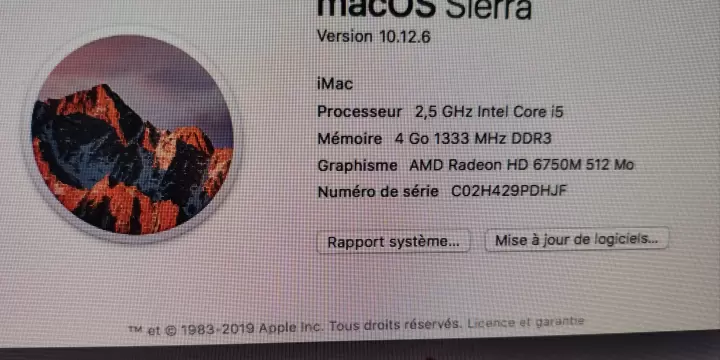 iMac 21,5 pouces