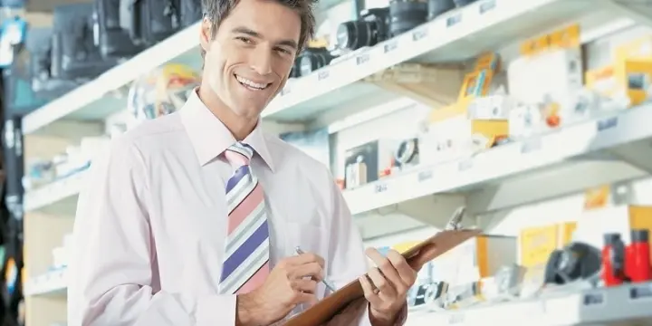 Le représentant des ventes