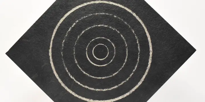 Sculpture Ardoise Marbre et Argent - Décoration Maison - Tableau Peinture