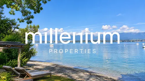 Superbe villa avec accès privatif au lac à Anières