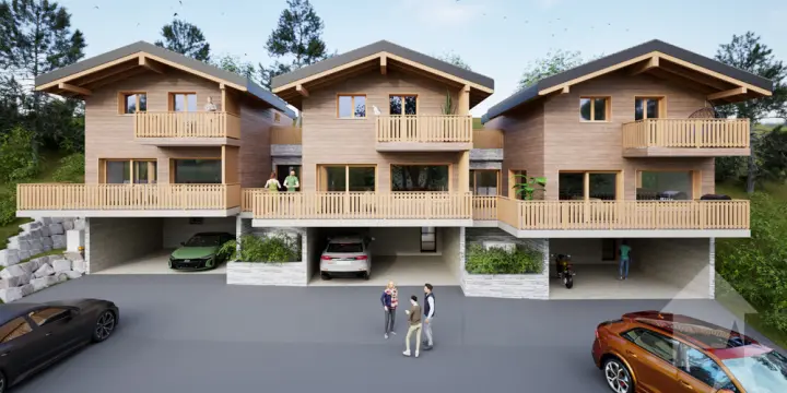 Magnifique chalet de 4.5 pièces avec terrasse et pelouse