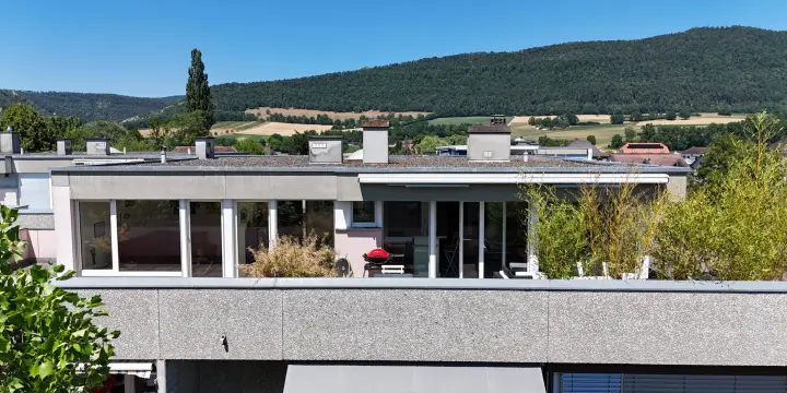 À vendre à Courroux attique de 6.5 pièces avec terrasse panoramique