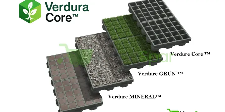 Plaques de roulage pour sols instables - stabilisation des sols Verdure Core