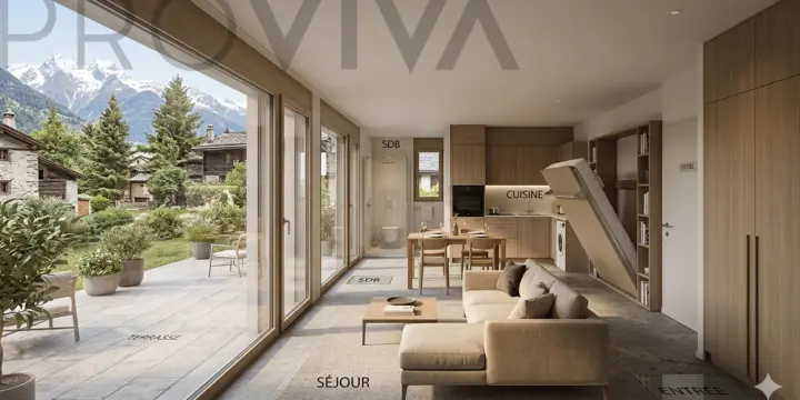 Modern mit grosser Südterrasse