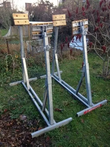 deux supports à bateau à Vessy