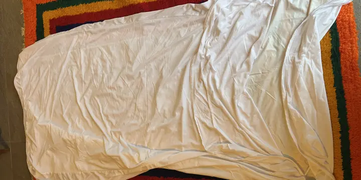 housse de matelas blanche 80 x  190 cm plastifiée