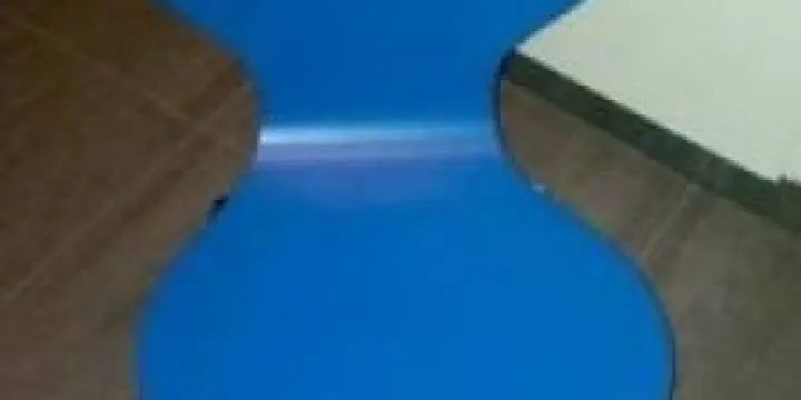 Chaise bleue pour bureau