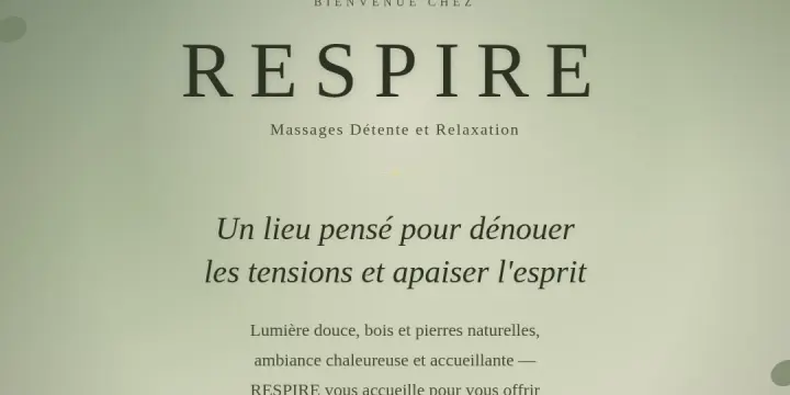 Massage détente et relaxation