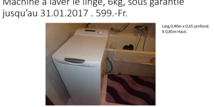 lave-linge état de neuf 6Kg