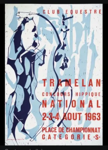 Affiches concours hippiques Tramlan 1963 à Geneve