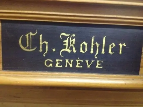 Billard Français Ch. Kohler Genève à Ste-Croix