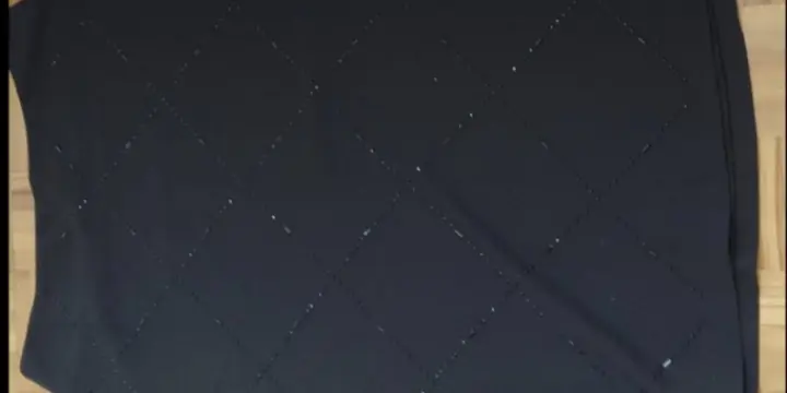 Jupe noire avec brillants H&M Comme neuve