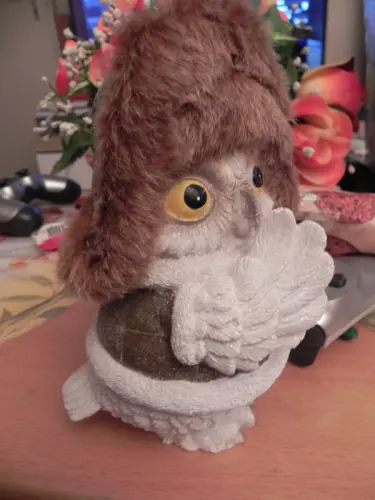 A vendre figurine hibou 18 cm à Yverdon