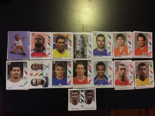 Vignettes Panini Coupe du monde DE 2006 à Neuchâtel