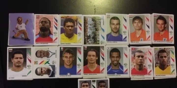 Vignettes Panini Coupe du monde DE 2006