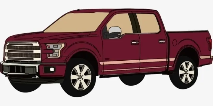 Le conducteur de la camionnette