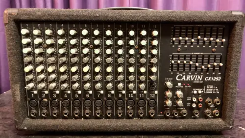Mixer Carvin CX-1252 avec 2 enceintes Disco Duo 200 W à Crissier