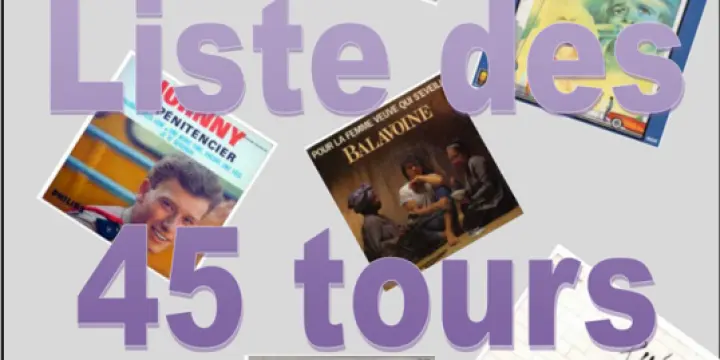 900 vinyles 45 tours