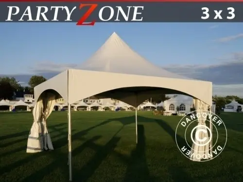 Pagodenzelt PartyZone 3x3 m aus PVC à Zurich