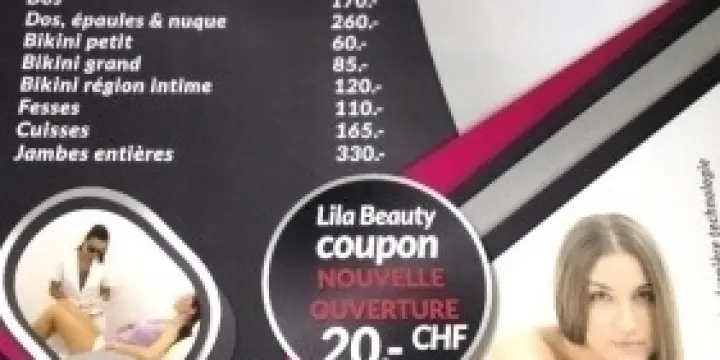 Epilation definitive (SHR) a bienne