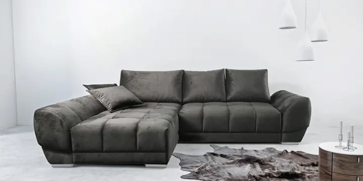 Canapé d'angle convertible état neuf