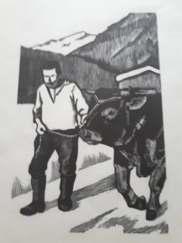 "Paysan montagnard" à Amance