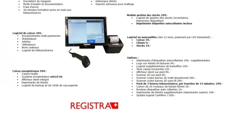 Caisse enregistreuse Registra