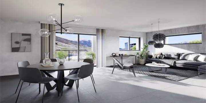 MAGNIFIQUE APPARTEMENT 2.5 PCES A SALQUENEN