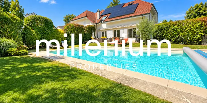 Magnifique maison jumelée à Bogis-Bossey de 170m2 jardin et piscine
