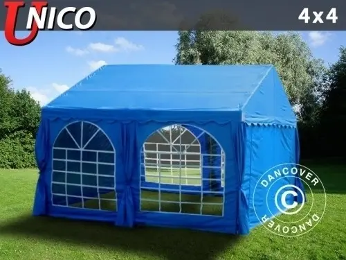 Partyzelt UNICO 4x4m, Blau à Zurich