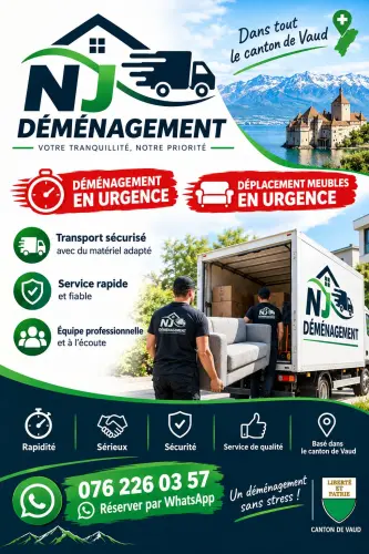 Déménagement d'urgence à Lausanne