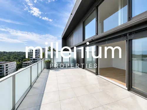 Superbe duplex en attique avec vue Lac et Mont-Blanc à Chêne-Bougeries