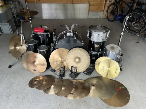 LOTS DE 12 CYMBALES - BATTERIE PEARL à BOSSONNENS