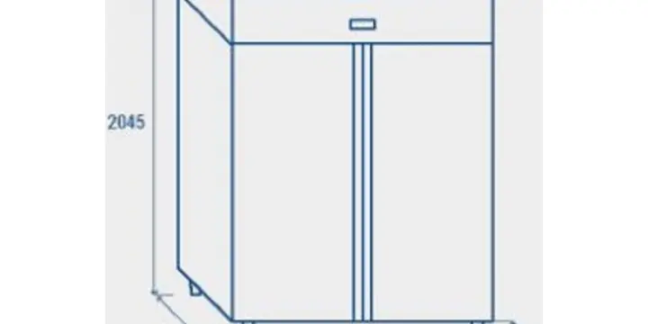 ARMOIRE FRIGORIFIQUE INOX 1255 LITRES TN (2 PORTES)