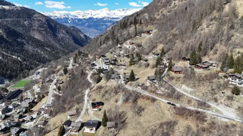 Magnifique terrain de 587 m2 à bâtir à Vissoie à Vissoie